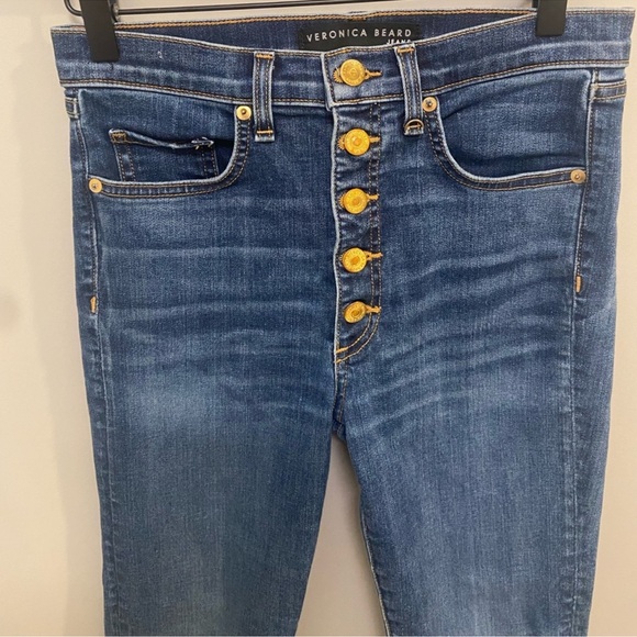 Veronica Beard Jeans Debbie 10 inch Skinny Size 27 GUC J0246 - Picture 4 of 6